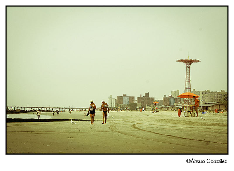 La playa de Coney Island, New York