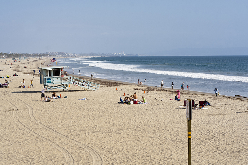 Santa Mónica es el escenario de la serie los vigilantes de la playa, Los Angeles California
