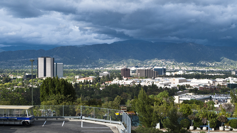 Vistas de los Universal Studios, Los Angeles, California