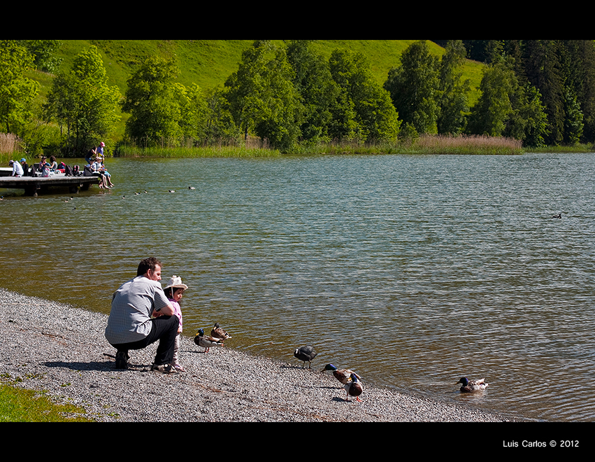 Destino ideal para familias, el lago Negro Schwarzsee de Suiza