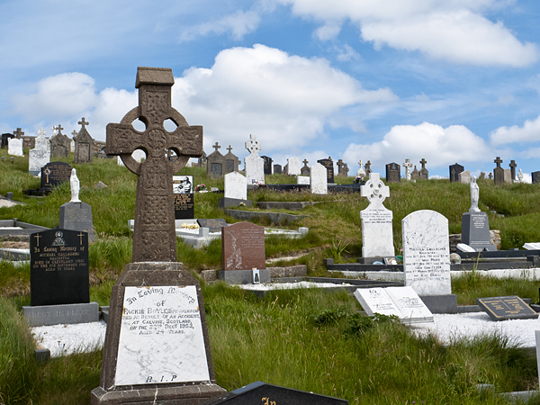 Cementerio de Arranmore, Donegal, Irlanda