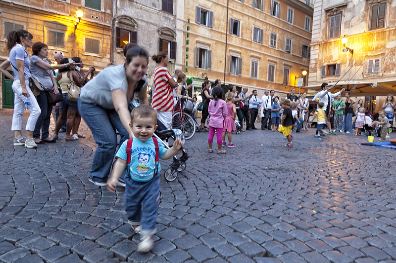 Roma, il trastevere, viaje en familia a Roma