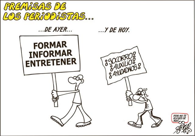 Forges sobre periodismo, ilustración, humor gráfico.