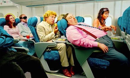 viajar en avion, asientos estrechos avión